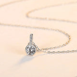 Sterling Silver Necklace Cubic Zirconia Jewelry Cz Pendant Women Hot Female Chai