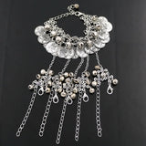 Bohemian Coin Bell Tassel Bracelet Chain