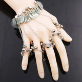 Bohemian Coin Bell Tassel Bracelet Chain
