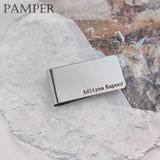 Personalized Men's Money Clip Wallet Set
