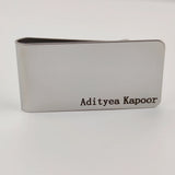 Personalized Men's Money Clip Wallet Set