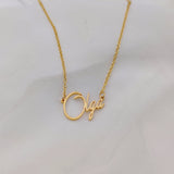 PAMPER Custom Name Necklace Stainless Steel Jewelry