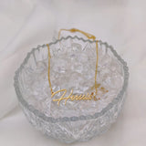 PAMPER Custom Name Necklace Stainless Steel Jewelry