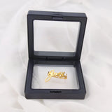 Custom Cursive Name Brooch Pin Stainless Steel