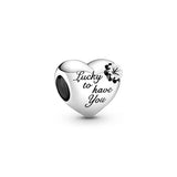 PAN 100% 925 Silver Charms Pendent Mother's Mom Gift Beads