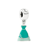 925 Silver High Heels Bracelet Pendant