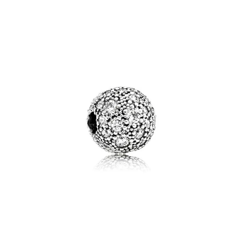 925 Sterling Silver Clover Snowflake Pendant