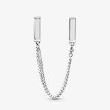 925 Sterling Silver Safety Watch Chain for Reflexions Charm Bracelets