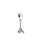 Family Tree Eiffel Tower Unicorn Dangle Charms S925 Sterling Silver