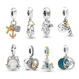 925 Silver Cat Mom Pendant for Mother's Day Gift