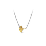 PAN Signature LOGO Ginkgo Leaf 925 Sterling Silver Necklace For Women