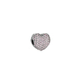925 Silver Love Beads Butterfly Flowers Charm For Bracelet Mother's Gift