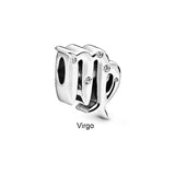 925 Silver Constellation Charms Men Women Jewelry Gift Accessory