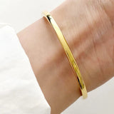 C Shape Bracelet for Women Punk Smooth Classic INS Creative Jewelry Birthday