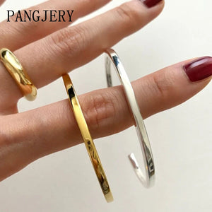 C Shape Bracelet for Women Punk Smooth Classic INS Creative Jewelry Birthday