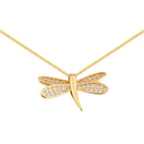 Dragonfly Necklaces for Women Luck Insect Wedding Anniversary Jewelry