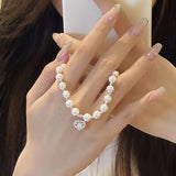 925 Silver Heart Bracelet Women Sweet Romantic Jewelry Birthday Gift