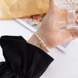 925 Silver Pearl Flower Bracelet Orchid Jewelry Birthday Gift