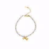 925 Silver Pearl Flower Bracelet Orchid Jewelry Birthday Gift