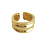 925 Sterling Silver Double Layer Ring for Women Girl Gift