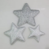 10Pcs Glitter Star Shape Appliques DIY Sewing Apparel Accessories