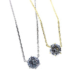 925 Silver 1ct Moissanite Pendant Necklace Wedding Jewelry