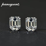 925 Sterling Silver 6ct High Carbon Diamond Stud Earrings