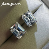 925 Silver Citrine & Diamond Stud Earrings for Women