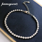925 Silver Bezel Set 3MM Round Moissanite Diamond Bracelet