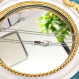 925 Sterling Silver Chain Necklace DIY Pendant Jewelry Accessories