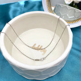 925 Sterling Silver Chain Necklace DIY Pendant Jewelry Accessories