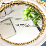 925 Sterling Silver Chain Necklace DIY Pendant Jewelry Accessories