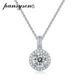 925 Silver 1CT Moissanite Lab Diamond Necklace