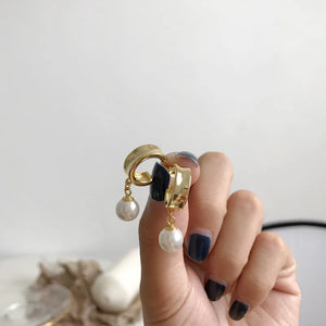 925 Sterling Silver Pearl Drop Earrings for Women Wedding Gift