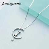 925 Sterling Silver Cat Charm Pendant Necklace for Women