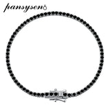 925 Silver 2MM Multicolor Tennis Bracelet