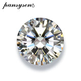 3EX Round 2.5 CT D VVS1 Moissanite Stone Pass Diamond Test