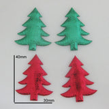 PANVEG 50Pcs Padded Cloth Christmas Tree DIY Craft Accessories