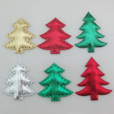 PANVEG 50Pcs Padded Cloth Christmas Tree DIY Craft Accessories