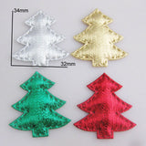 PANVEG 50Pcs Padded Cloth Christmas Tree DIY Craft Accessories
