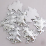 PANVEG 50Pcs Padded Cloth Christmas Tree DIY Craft Accessories