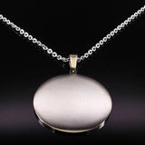 PAPA Stainless Steel Necklace for Men Dad Silver Pendant Jewelry