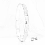 PATAYA 585 Rose Round Glossy Bangle Women Wedding Jewelry