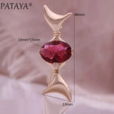 PATAYA Women Wedding Zircon 585 Rose Fine Brooch