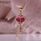 PATAYA Women Wedding Zircon 585 Rose Fine Brooch