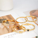 Stainless Steel Crystal Bracelet Cuff Bangle for Women