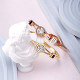 Stainless Steel Love Bracelet for Women with Cubic Zirconia