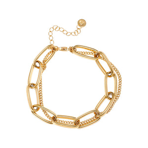 Thick Chain Link Bracelet for Women Silver Bracelet Jewelry Accessories