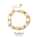 Thick Chain Link Bracelet for Women Silver Bracelet Jewelry Accessories