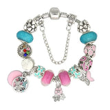 Pink Ribbon Breast Cancer Awareness DIY Bracelet Jewelry